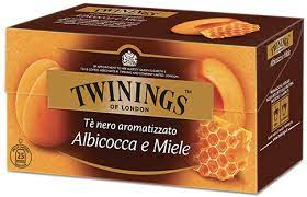 Immagine scatola tè twinings albicocca e miele per accompagnare la lettura di "la stagione delle seconde possibilità"