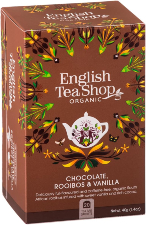 Scatola di infuso alla vaniglia e cioccolato English Tea Shop